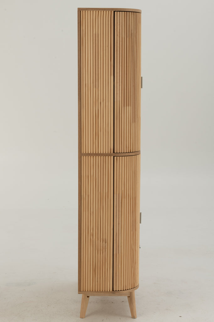 Shelf Rounded Mdf/Pine Wood Natural - Majorr