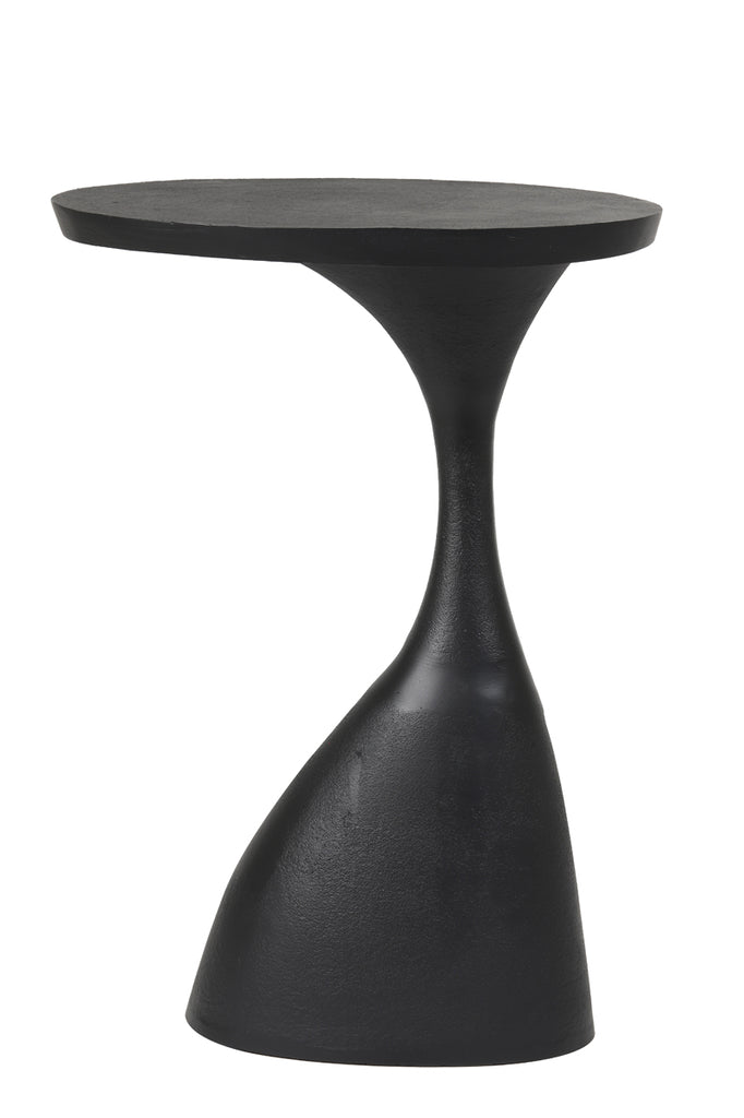 Side table 40x33x55 cm MACAU matt black - Majorr