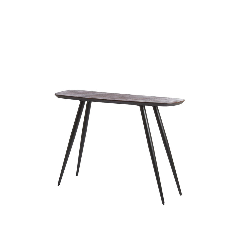 Side table Biboera - Bruin/Zwart - 118x37x82cm