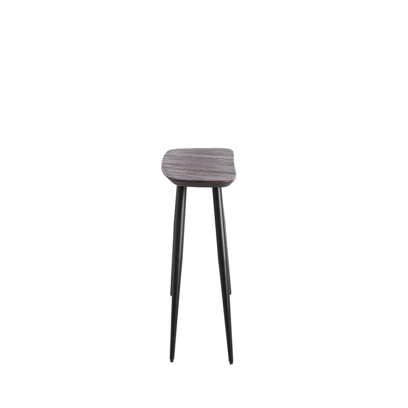 Side table Biboera - Bruin/Zwart - 118x37x82cm