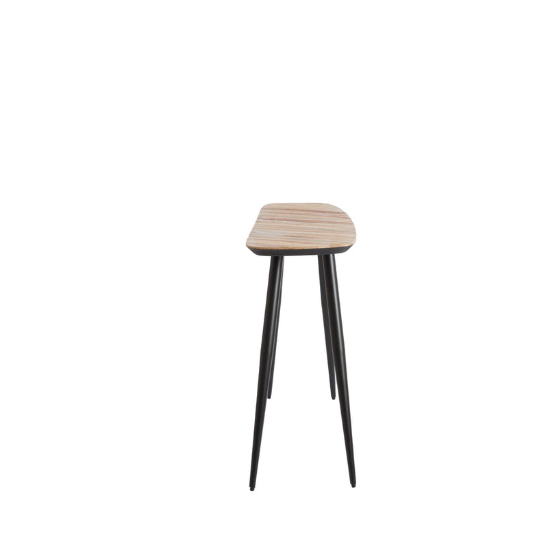 Side table Biboera - Naturel/Zwart - 118x37x82cm