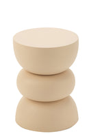 Side Table Lise Iron Beige - Majorr