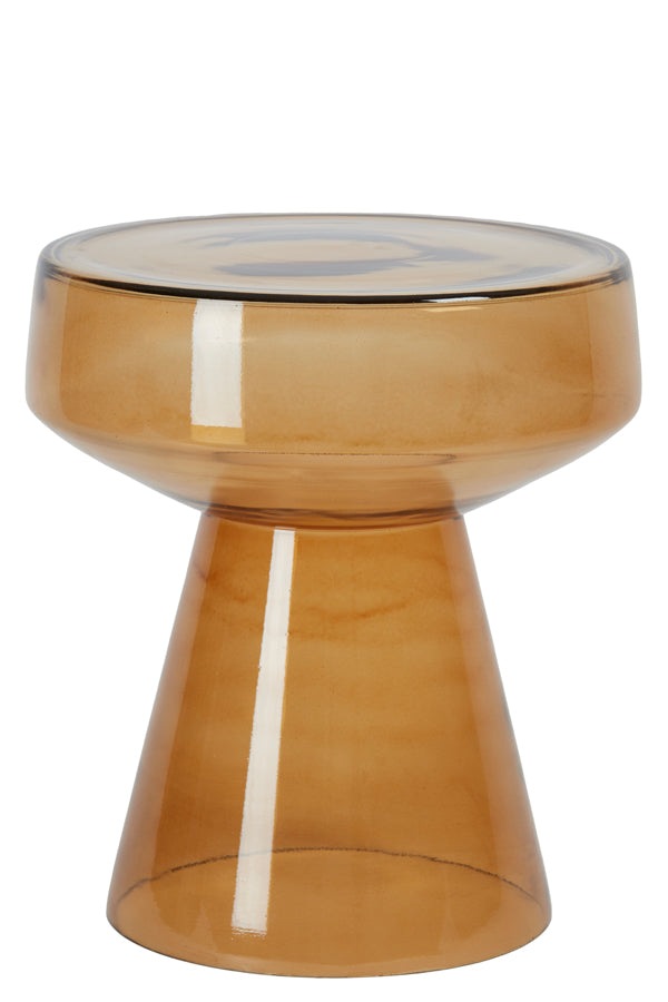 Bijzettafel Dakwa - Geel - Ø37cm - Majorr