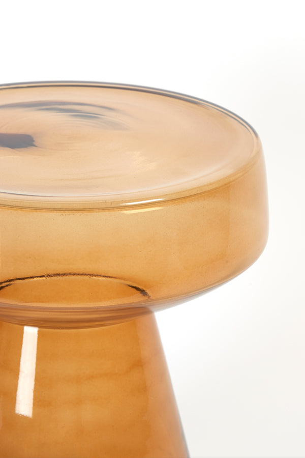 Bijzettafel Dakwa - Geel - Ø37cm - Majorr