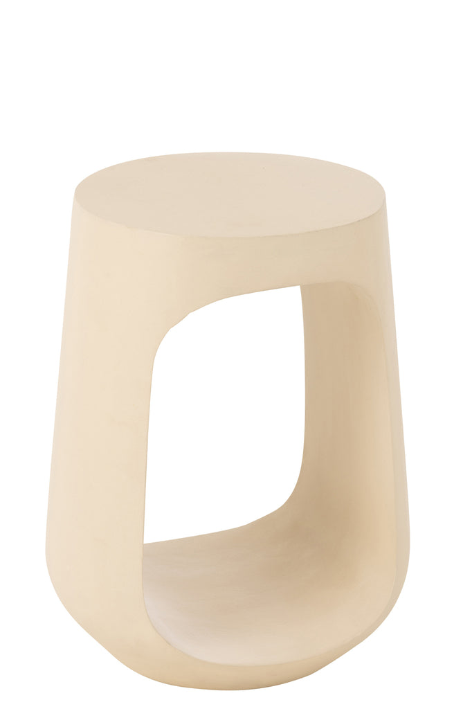 Side Table Pod Mango Wood Beige - Majorr