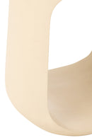 Side Table Pod Mango Wood Beige - Majorr