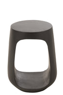 Side Table Pod Mango Wood Black - Majorr