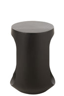 Side Table Pod Mango Wood Black - Majorr