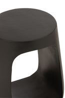 Side Table Pod Mango Wood Black - Majorr
