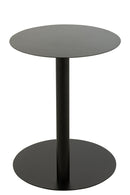 Side Table Round Metal Black - Majorr