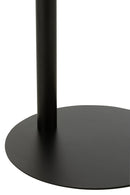Side Table Round Metal Black - Majorr