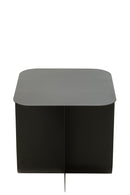 Side Table Square Metal Black - Majorr