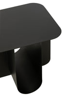Side Table Square Metal Black - Majorr