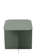 Side Table Square Metal Green - Majorr