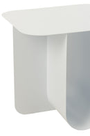 Side Table Square Metal White - Majorr