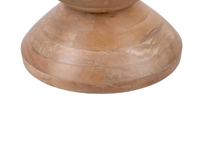 Bijzettafel Totem - Naturel - 35x35x46cm - Majorr