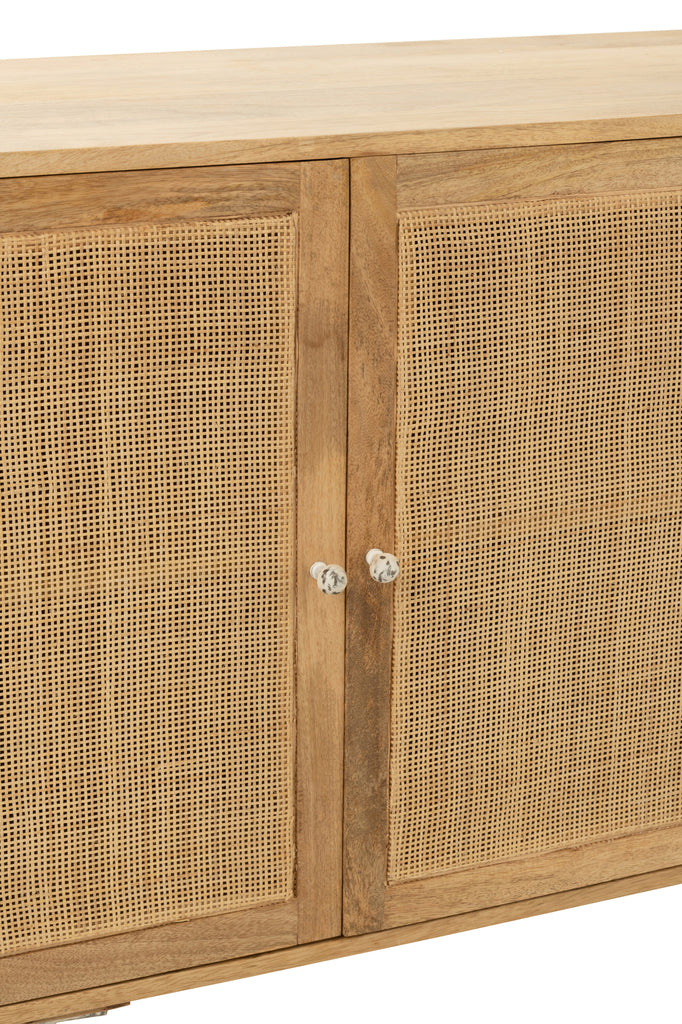 Sideboard Weaving Wood Natural - Majorr