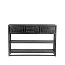 LABEL51 Sidetable Chili - Zwart - Mangohout - Majorr