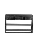 LABEL51 Sidetable Chili - Zwart - Mangohout - Majorr