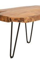 Sidetable Irregular Teak Wood Brown - Majorr