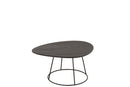 Sidetable Oval Wood/Metal D Br S - Majorr