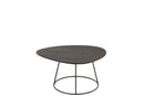 Sidetable Oval Wood/Metal D Br S - Majorr