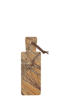 Cutting Board Oni Rectangular Marble Brown/Ochre Small - Majorr