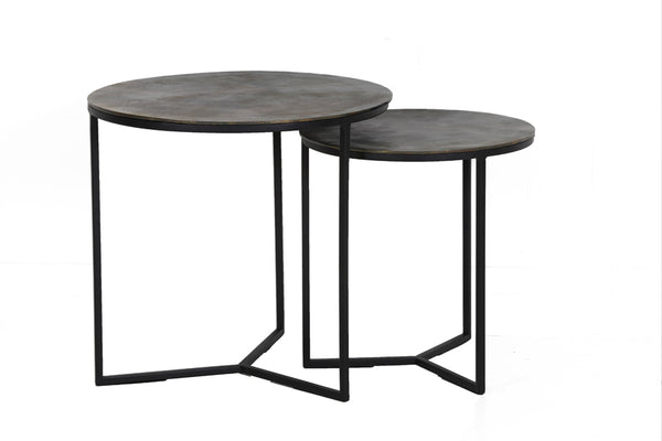 Bijzettafel Socos - Antiek Brons - Ø48,5cm - Majorr