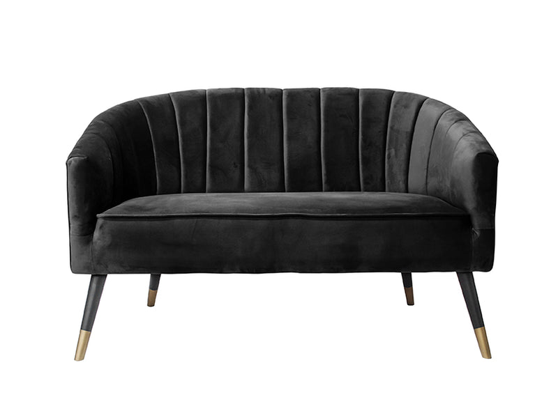 Sofa Royal velvet black