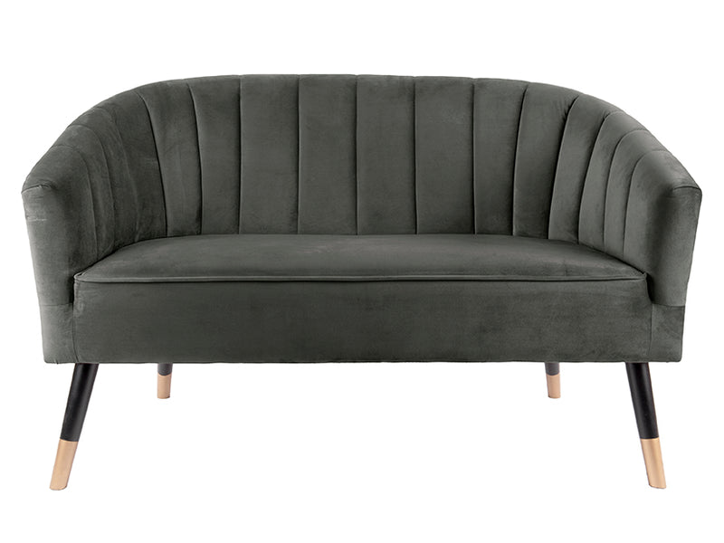 Bank Royal - Velvet Taupe Groen - 128x71x80cm - Majorr