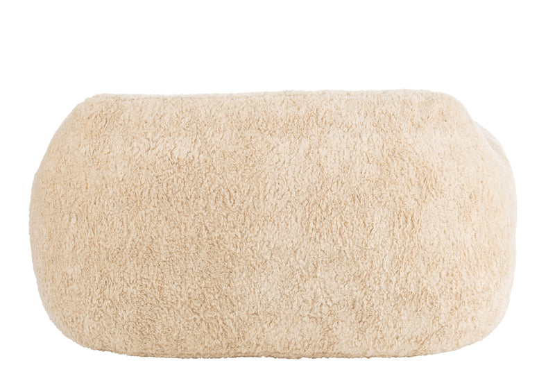 Sofa Shearl Polyester Cream Large - Majorr