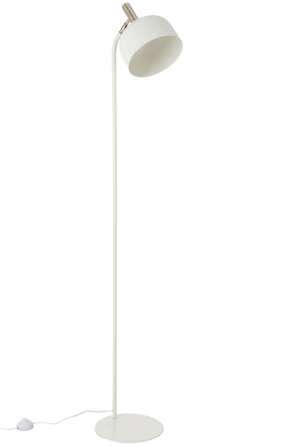 Standing Lamp Tilt Metal White/Gold - Majorr