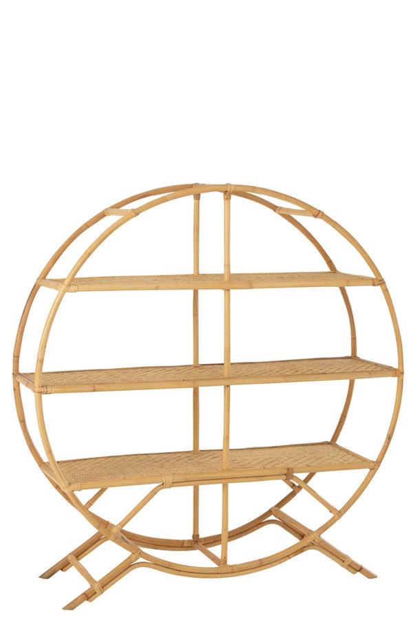 Standing Shelf Rattan Natural - Majorr