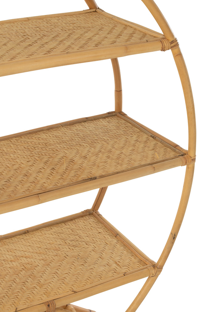 Standing Shelf Rattan Natural - Majorr