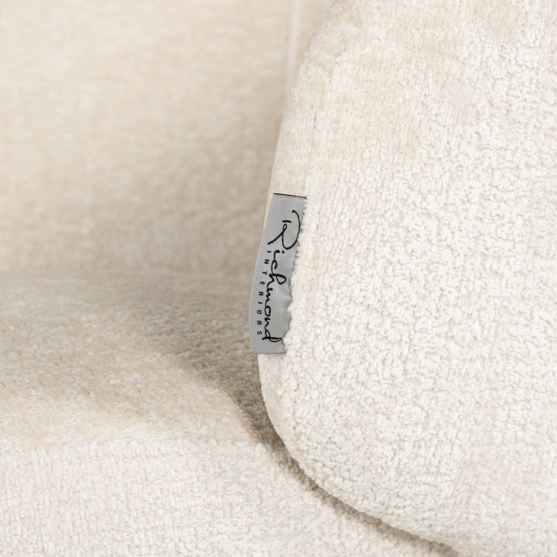 Stoel Amphara white chenille fire retardant (FR-Bergen 900 white chenille) - Majorr