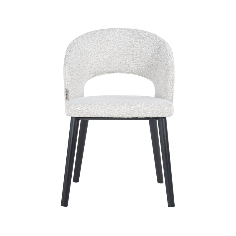 Stoel Savoy white bouclé (Copenhagen 900 Bouclé White) - Majorr