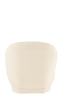 Stool Teddy Bouclé White - Majorr