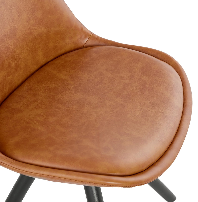 Design stoel 'STREET' bruin industriële stijl - Majorr