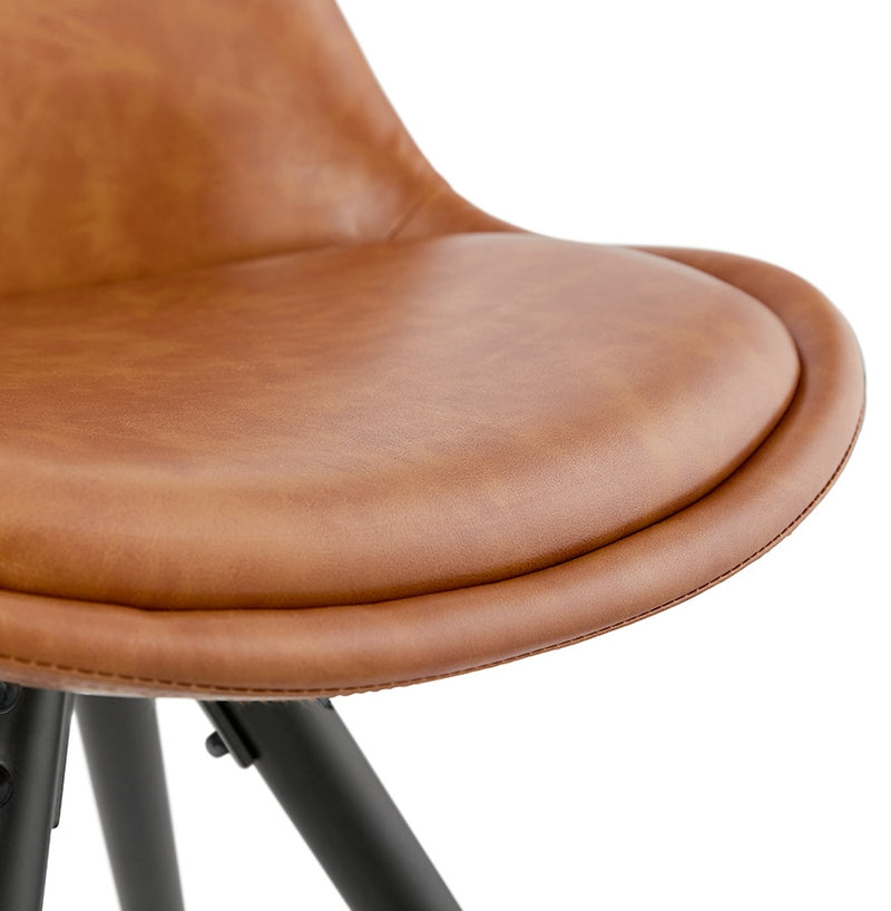 Design stoel 'STREET' bruin industriële stijl - Majorr