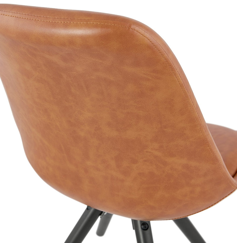 Design stoel 'STREET' bruin industriële stijl - Majorr