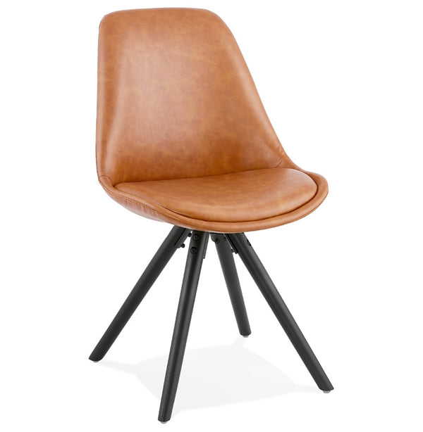 Design stoel 'STREET' bruin industriële stijl - Majorr