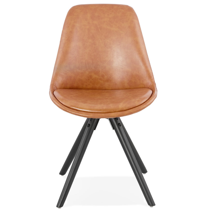 Design stoel 'STREET' bruin industriële stijl - Majorr