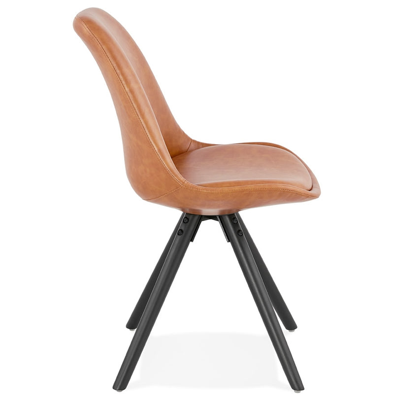 Design stoel 'STREET' bruin industriële stijl - Majorr