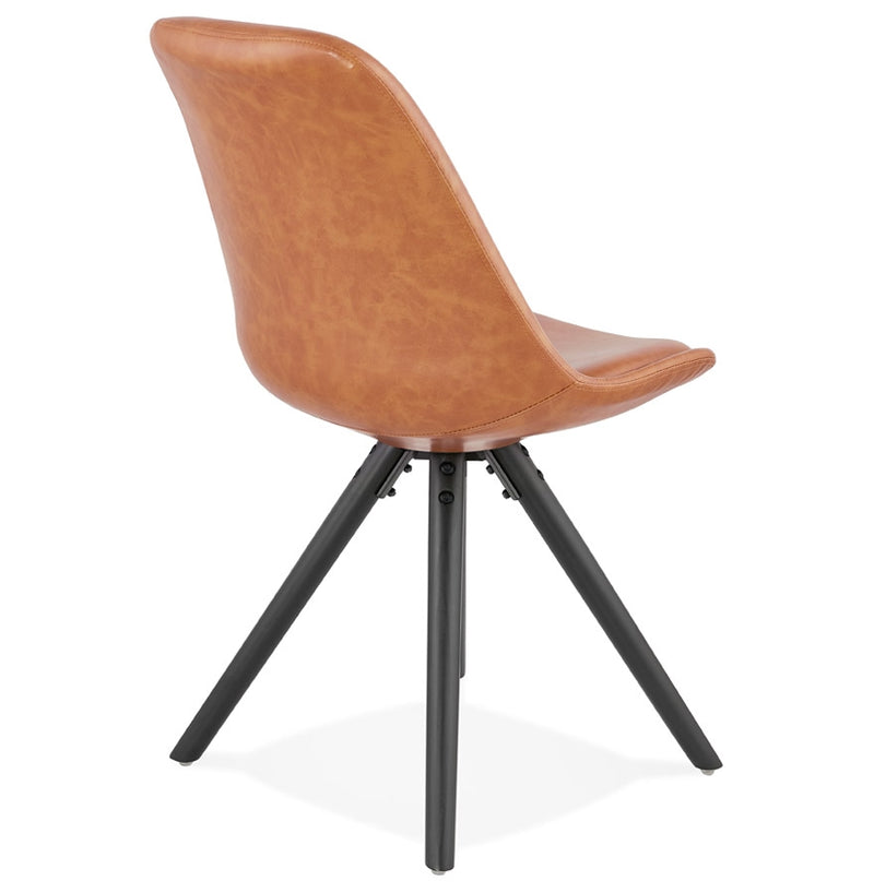 Design stoel 'STREET' bruin industriële stijl - Majorr