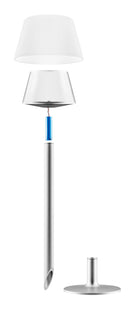 SunLight Solar Lamp met Grondspie Aluminium - Majorr