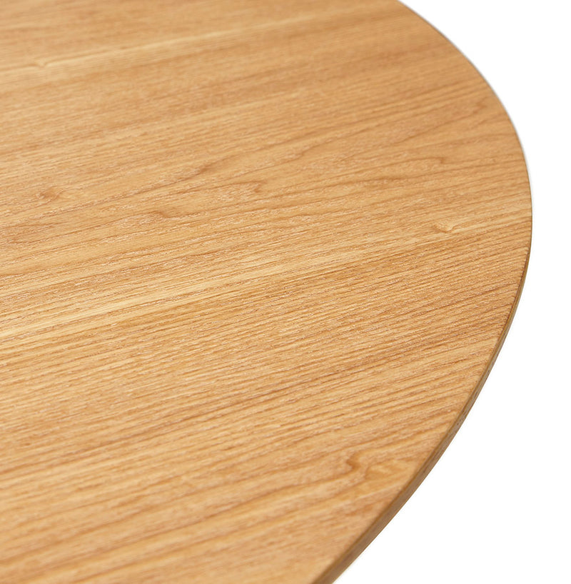 Naturel houten, ronde eettafel 'SWEDY' in Scandinavische stijl - Ø 120 cm - Majorr