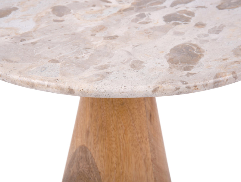 Bijzettafel Force Wide - Bruin - Ø50cm - Majorr
