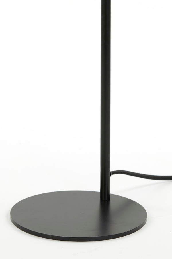 Table lamp 28x20x60 cm SUBAR matt black+smoked glass - Majorr