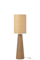Table Lamp Umbrella Ailanthus Wood Natural Small - Majorr