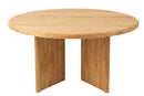 Table Round Teak Wood Natural - Majorr